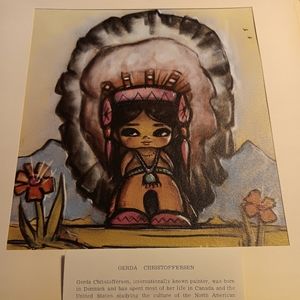 GERDA CHRISTOFFERSEN PAPOOSE PAINTING